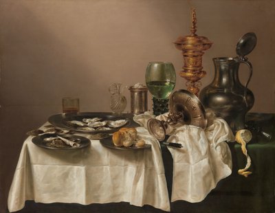 Zátiší s pozlaceným pohárem Zátiší se zlaceným pohárem od Willem Claesz. Heda