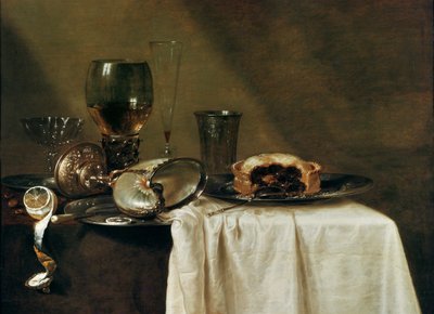 Koláč s černým rybízem, 1635 od Willem Claesz. Heda