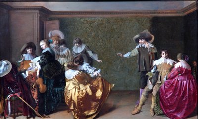 A Musical Party, cca 1620-35 (olej na dubovém panelu) od Willem Cornelisz Duyster
