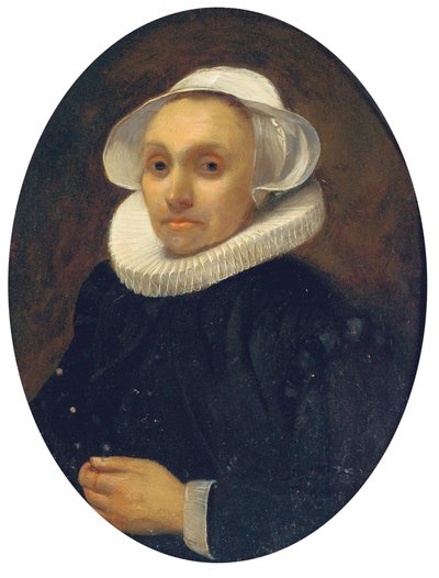Portrét dámy od Willem Drost