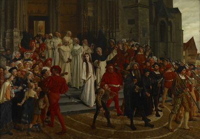 Mučedník 16. století - Johanna Van Santhoven, 1883. od Willem Geets