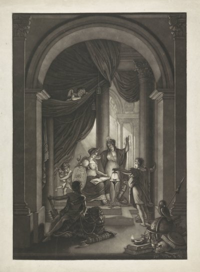 Alegorie svobodného zednářství, asi 1810-1840 od Willem Grebner