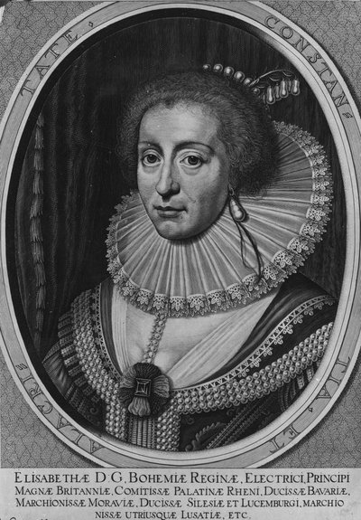 Alžběta, česká královna, 1630 od Willem Hondius