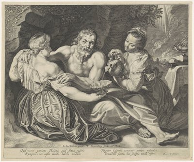 Hodně opilý jeho dcerami od Willem Isaacsz. van Swanenburg