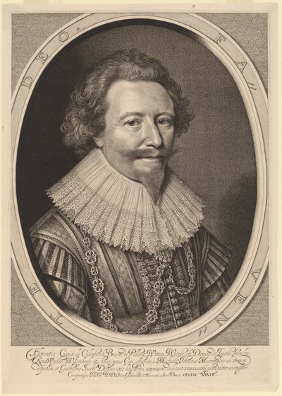 Florent II, hrabě Pallandt od Willem Jacobsz Delff after Michiel van Miereveld