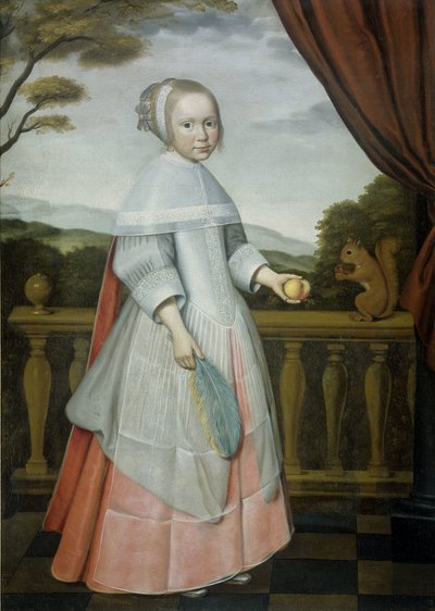 Portrét Elisabeth van Oosten (1660-1714), jako dítě od Willem Jansz. Ploy (attributed to)