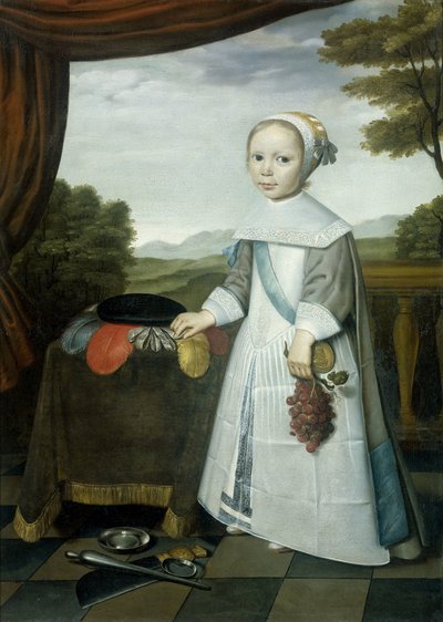 Portrét Johannese van Reese (1662-1690/91), nevlastního bratra Elisabeth van Oosten, jako dítě od Willem Jansz. Ploy (attributed to)