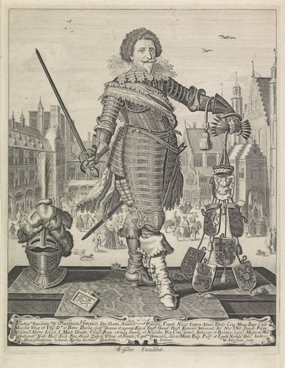 Portrét Frederika Hendrika, prince Oranžského od Willem Outgertsz. Akersloot