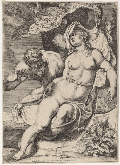 Jupiter a Antiope od Willem Panneels after Sir Peter Paul Rubens