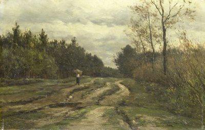 Country Road poblíž Laren, (provincie Severní Holandsko) od Willem Roelofs (I)