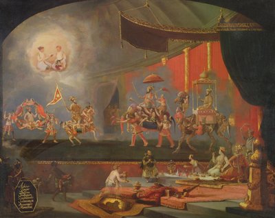 Malba inspirovaná miniaturami Moghulů od Willem Schellinks