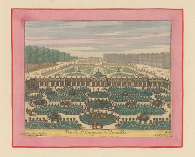 Ansicht der Orangerie von Versailles od Willem Swidde