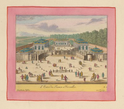 Zugang zum Grand Trianon in Versailles od Willem Swidde