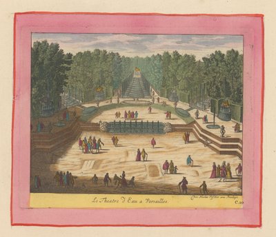 Wassertheater in den Gärten von Versailles od Willem Swidde