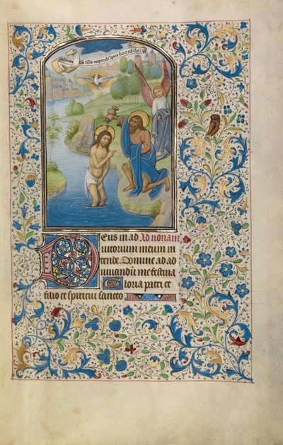 Die Taufe Christi od Willem Vrelant