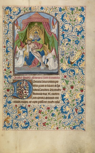 Der Gnadenthron Dreifaltigkeit od Willem Vrelant
