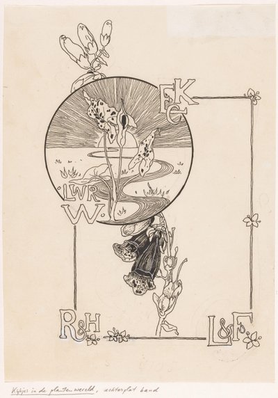 Návrh kapely pro: Knappert, Emilie C., Pohledy do světa rostlin, 1893 od Ludwig Willem Reymert Wenckebach