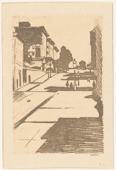 Pohled na Maison Street a Fairmont Hotel v San Franciscu od Willem Witsen (signed by artist)