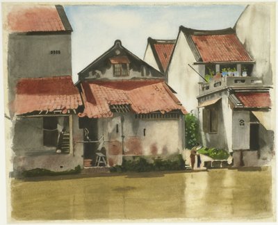 Dolní město Batavia od Willem Arnoldus Witsen