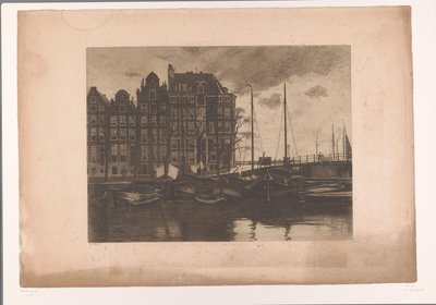 Uvnitř Amsterdam, s mávacím voskem na lodích Uvnitř I od Willem Arnoldus Witsen