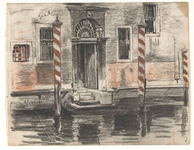 Dům na Canale Grande v Benátkách, s barevnými tóny od Willem Arnoldus Witsen