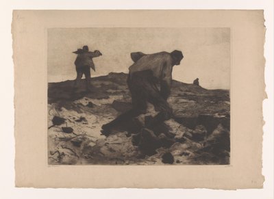 Zemědělští dělníci na vřesovišti beranidla (původní název) od Willem Arnoldus Witsen