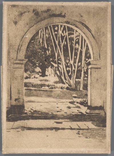 Brána hotelu Bellevue, Buitenzorg od Willem Arnoldus Witsen