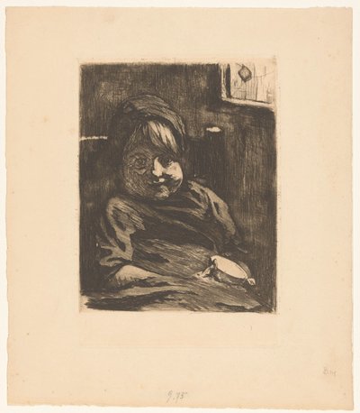 Sedící dítě s šlofíkem od Willem Arnoldus Witsen