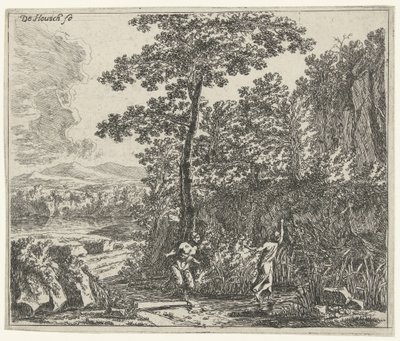 Krajina s Pan a Syrinx od Willem de Heusch