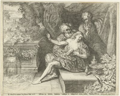 Susanna a starší od Willem de Ryck