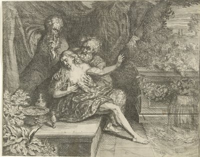 Susanna a starší od Willem de Ryck