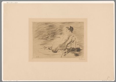 Ležící nahá žena Ležící akt (původní název) od Willem de Zwart (signed by artist)