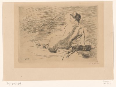 Ležící nahá žena Ležící akt (původní název) od Willem de Zwart (signed by artist)