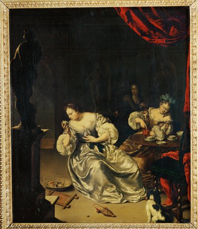 Le The - Teatime ... od Willem van (after) Mieris