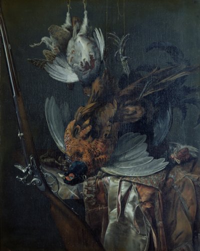 Zátiší s Dead Game (olej na plátně) od Willem van Aelst