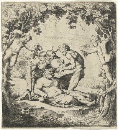 Pití Bacchuse od Willem van Haecht (II)