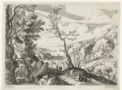 Krajina s Judou a Támar Italské krajiny (název série) od Willem van Nieulandt (II)