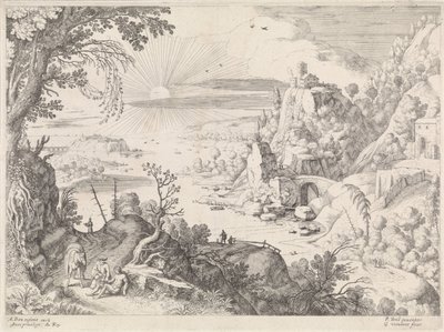 Krajina s milosrdným Samaritánem od Willem van Nieulandt (II)