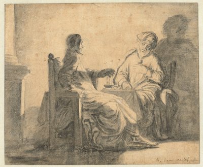 Kristus a Nikodém od Willem van Oordt
