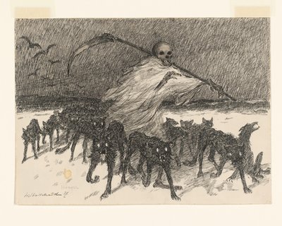 Honger (původní název na objektu) od Willem van Schaik (signed by artist)