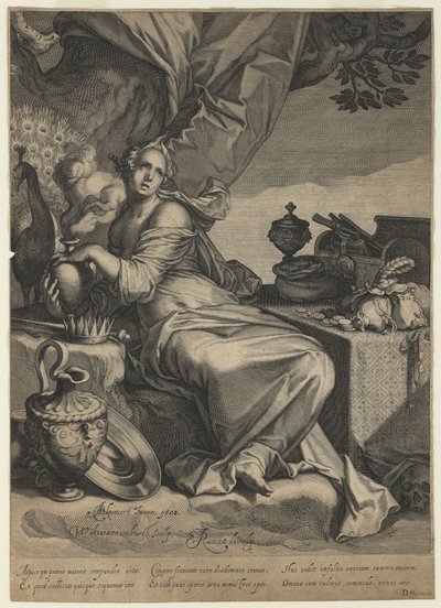 Alegorie ješitnosti a pomíjivosti světských majetků, 1608 od Willem van Swanenburgh