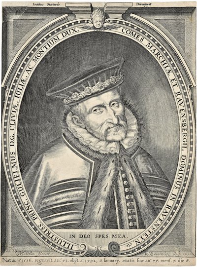 Portrét vévody Viléma z Jülich-Cleves-Berg 1516-1592, 1610 od Willem van Swanenburgh