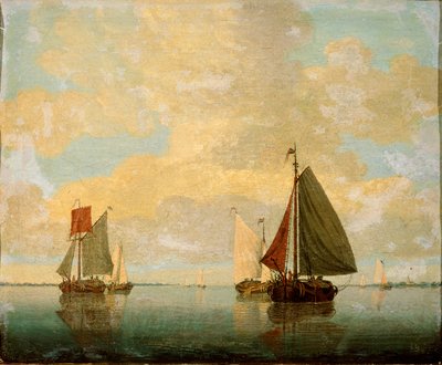 Plachetnice, 17. století od Willem van de Velde the Younger