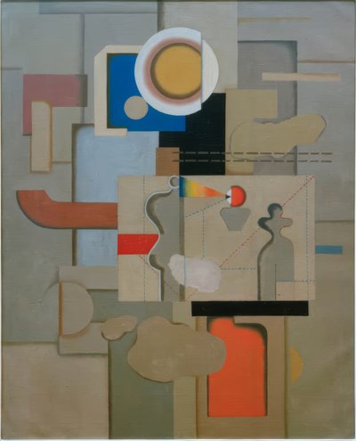 Ateliérový obraz od Willi Baumeister