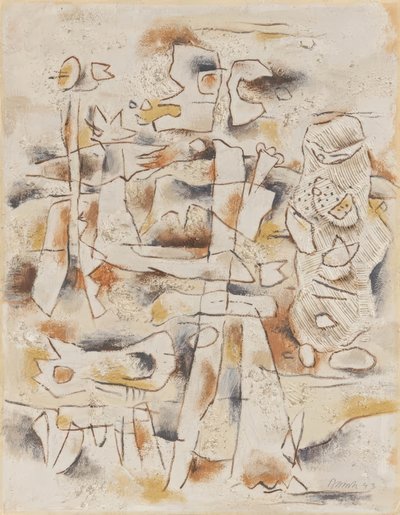 Skalnatá krajina od Willi Baumeister