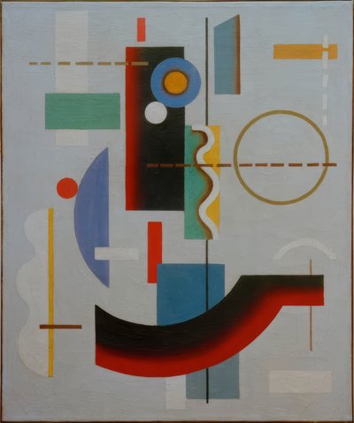 Geometrická vznášející se forma od Willi Baumeister