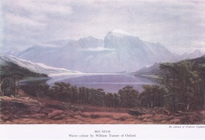 Ben Nevis, z British Adventure nakladatelství Collins od Joseph Mallord William Turner