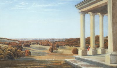 Dale Park, Arundel, Sussex (tužka a akvarel) od Joseph Mallord William Turner