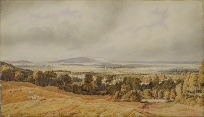 Pohled na Broadway Hill, Worcester (akvarel na papíře) od Joseph Mallord William Turner