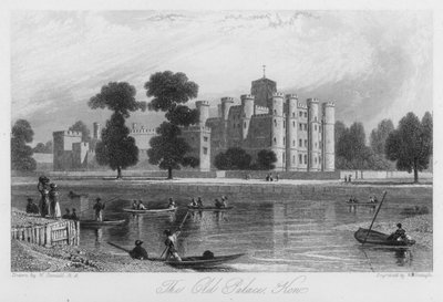 The Old Palace, Ken (rytina) od William (after) Daniell